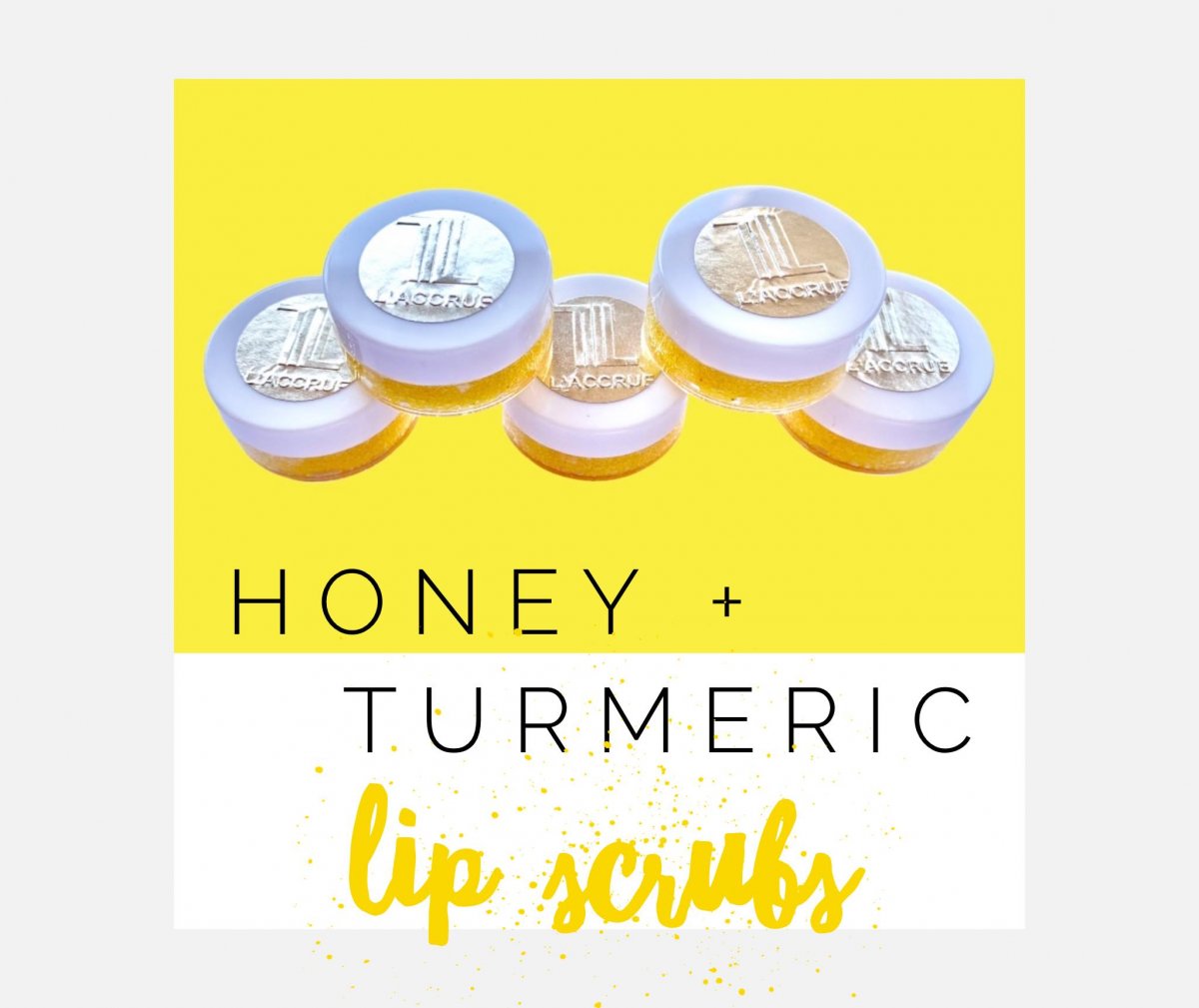 LACCRUE Organic Honey Turmeric Lip Scrub