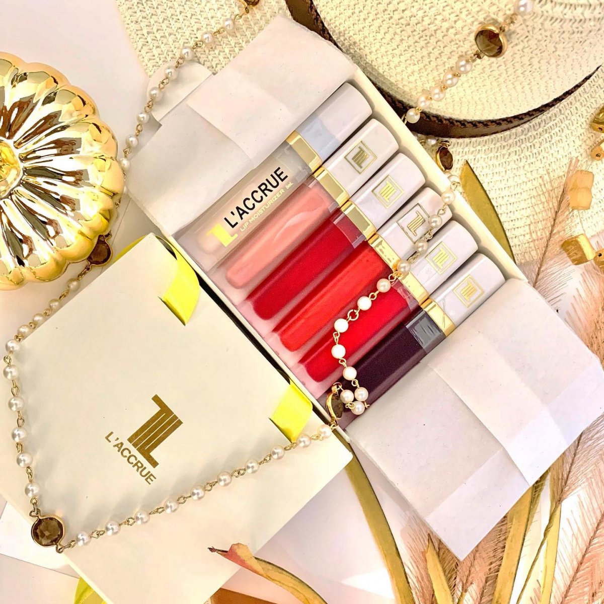 LACCRUE Holiday Gift Box - Red Lips Collection